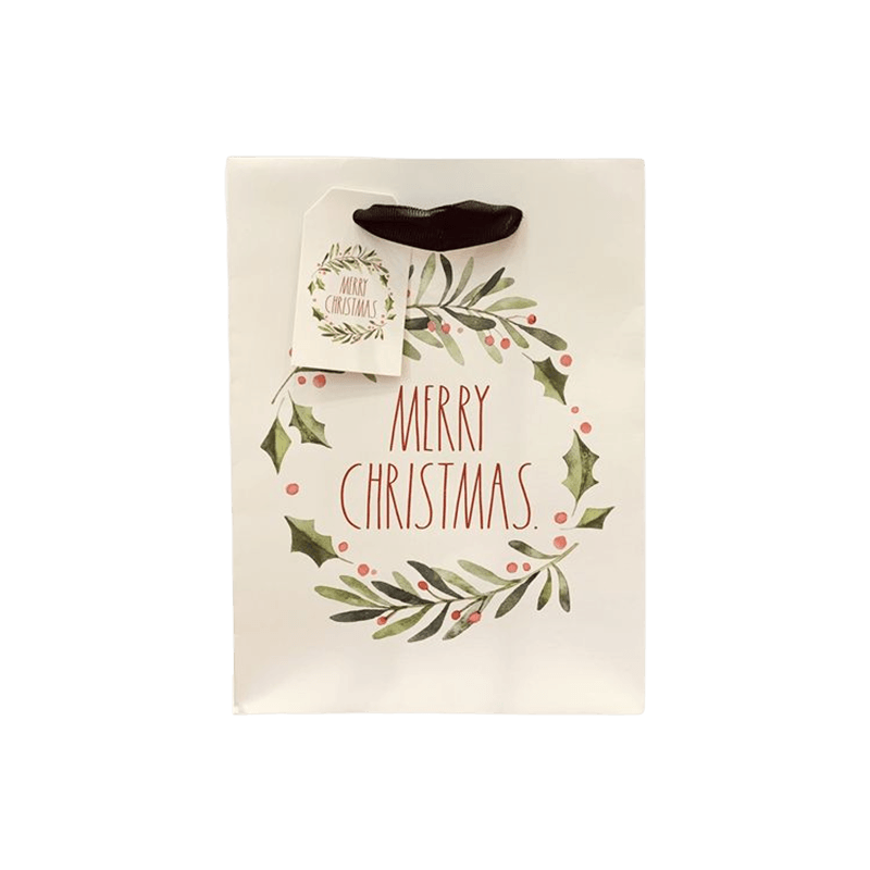 Sac en papier de noël personnalisé, vente en gros d'usine, sac cadeau de luxe, sac de Shopping avec Logo et motif
