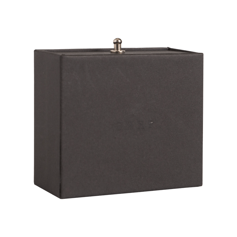 Boîte en carton noir personnalisée, emballage, Mini boîte-cadeau pour boucles d'oreilles, petites boîtes cadeaux pour bijoux, vente en gros