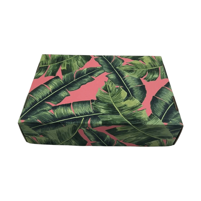 Boîtes en carton ondulé imprimées personnalisées, boîte d'expédition pliante en carton pour vêtements, nouvel arrivage